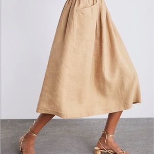 Zara Skirts - Zara belted linen skirt Zara Skirts - Zara belted linen skirt